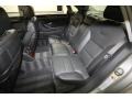2004 Audi A8 Black Interior Rear Seat Photo