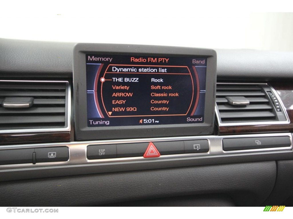 2004 A8 L 4.2 quattro - Atlas Grey Metallic / Black photo #24