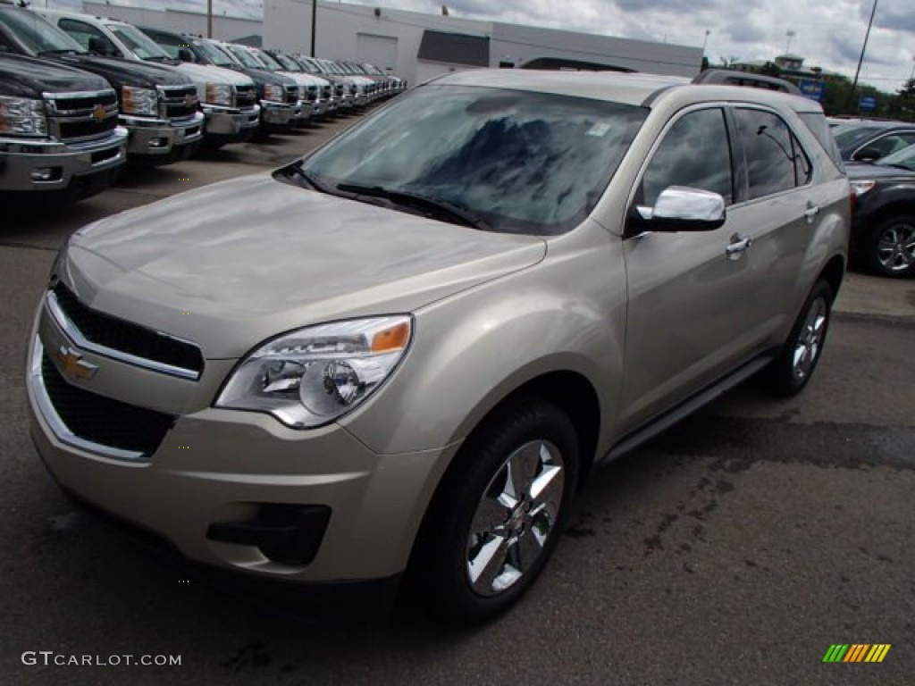 2013 Equinox LT AWD - Champagne Silver Metallic / Jet Black photo #4