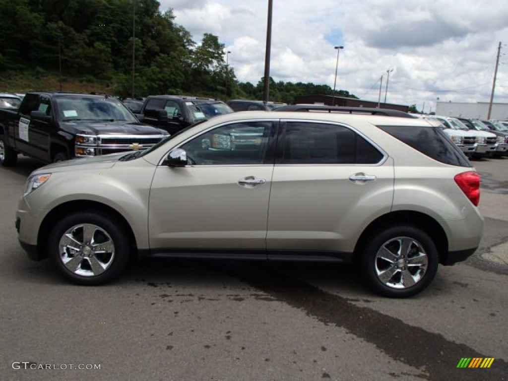 2013 Equinox LT AWD - Champagne Silver Metallic / Jet Black photo #5