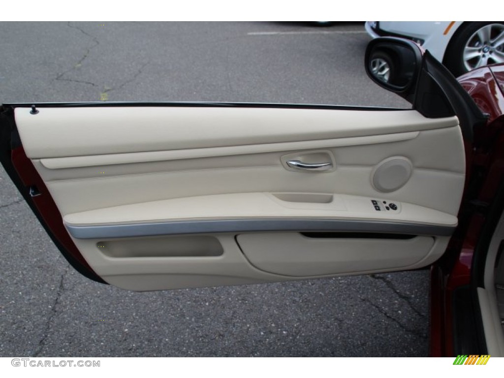 2013 BMW 3 Series 328i xDrive Coupe Cream Beige Door Panel Photo #83071807