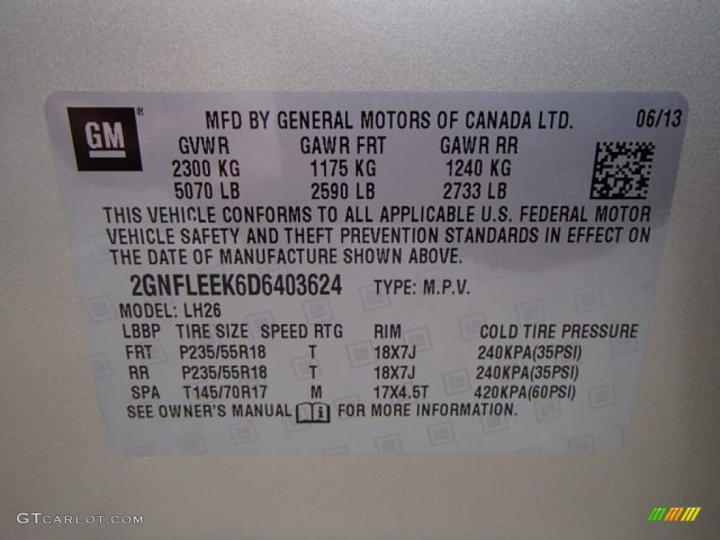 2013 Equinox LT AWD - Champagne Silver Metallic / Jet Black photo #20