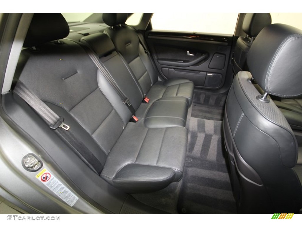 2004 A8 L 4.2 quattro - Atlas Grey Metallic / Black photo #46