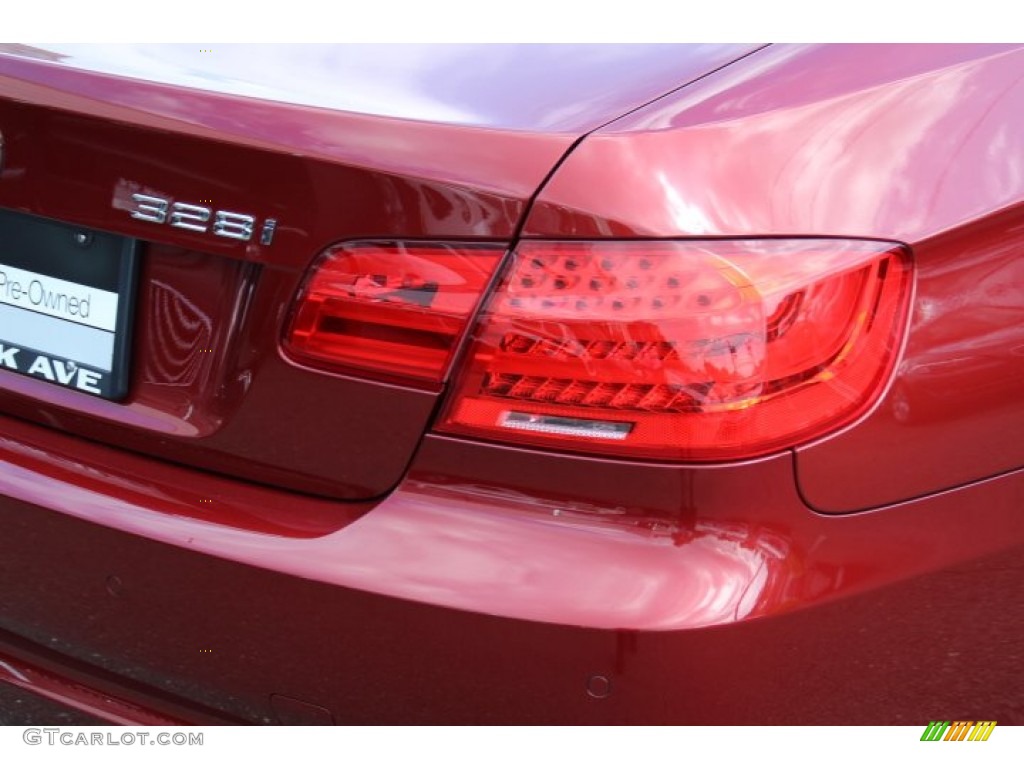 2013 3 Series 328i xDrive Coupe - Vermillion Red Metallic / Cream Beige photo #22