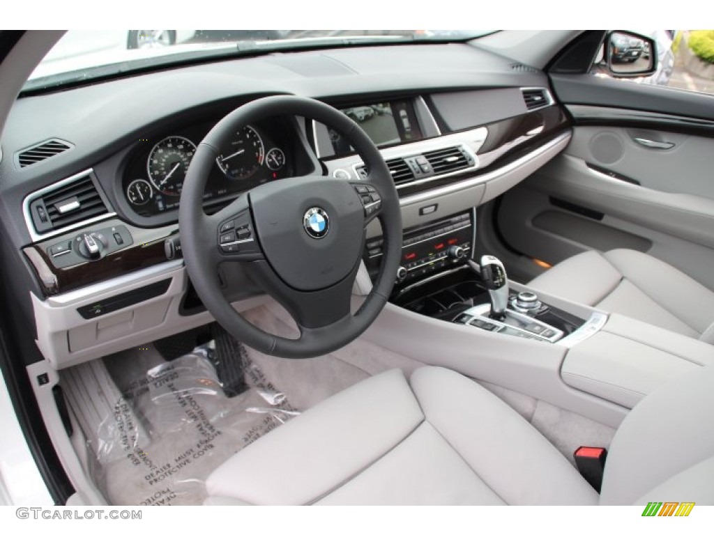 Everest Gray Interior 2013 BMW 5 Series 550i Gran Turismo Photo #83072458