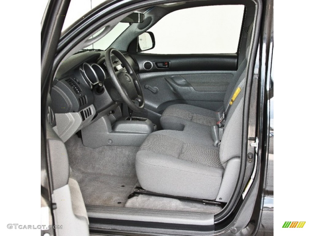 Graphite Gray Interior 2006 Toyota Tacoma Regular Cab Photo #83072918