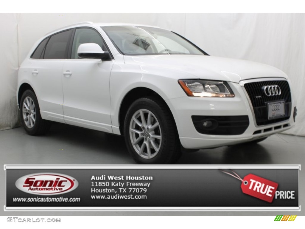 2009 Q5 3.2 Premium Plus quattro - Ibis White / Cardamom Beige photo #1