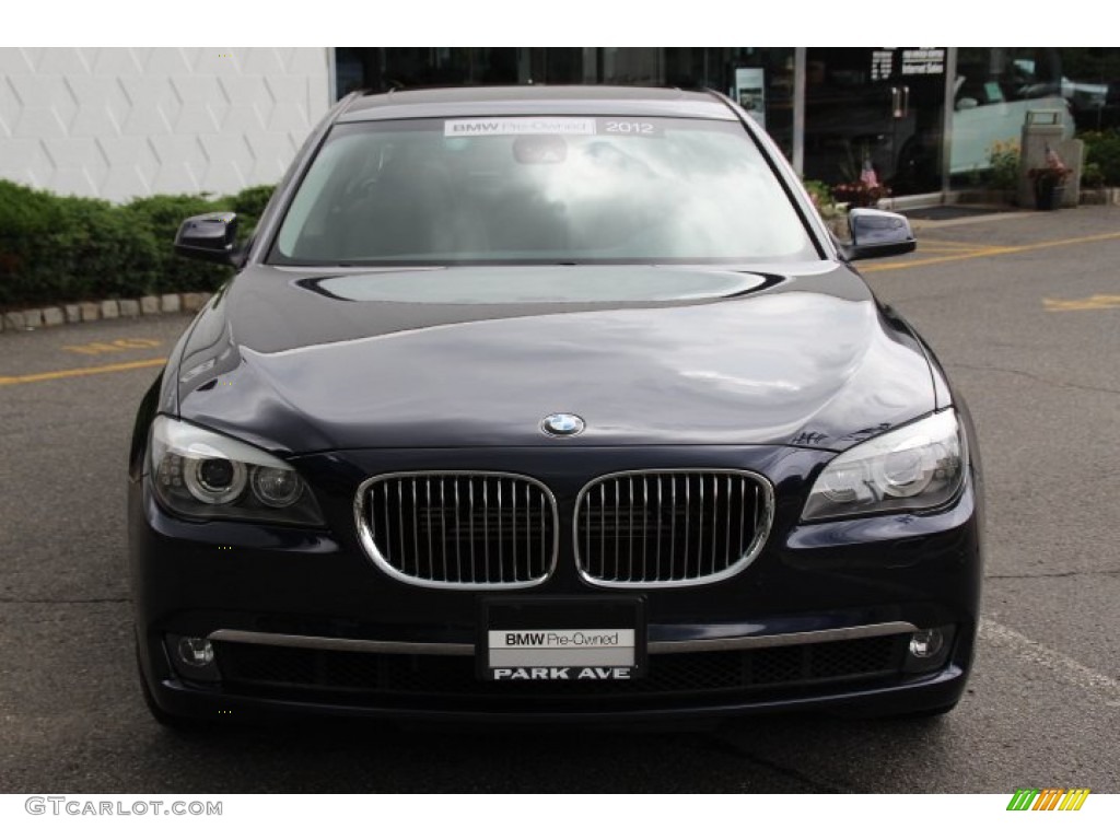 2012 7 Series 750i xDrive Sedan - Imperial Blue Metallic / Black photo #2