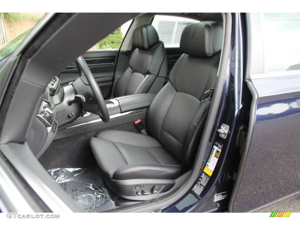 2012 7 Series 750i xDrive Sedan - Imperial Blue Metallic / Black photo #12