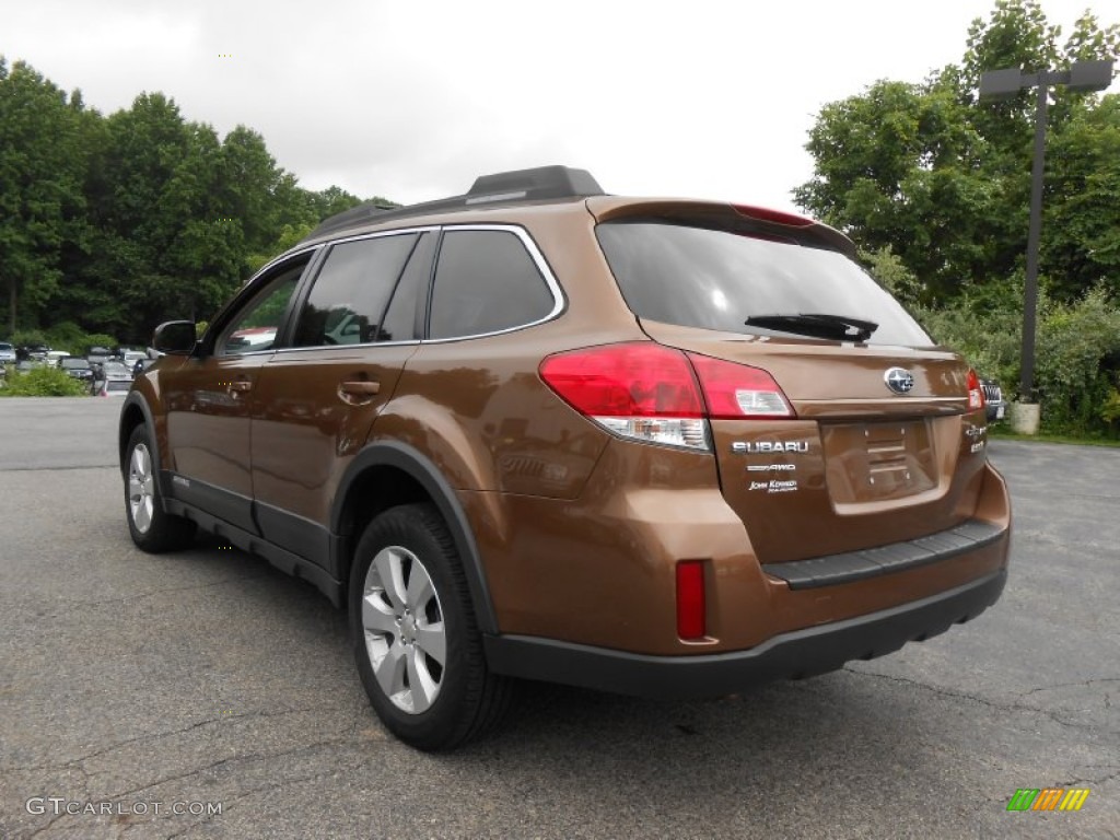 2011 Outback 2.5i Premium Wagon - Caramel Bronze Pearl / Warm Ivory photo #5