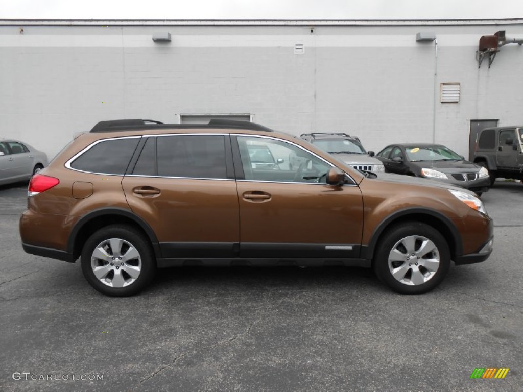2011 Outback 2.5i Premium Wagon - Caramel Bronze Pearl / Warm Ivory photo #8