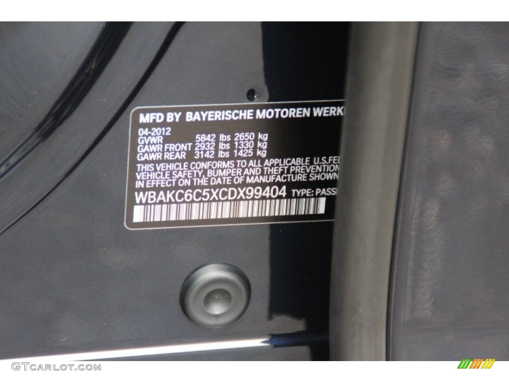 2012 7 Series 750i xDrive Sedan - Imperial Blue Metallic / Black photo #34