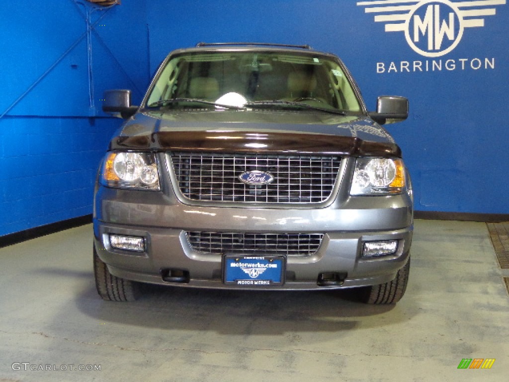 2005 Expedition Limited 4x4 - Dark Shadow Grey Metallic / Medium Parchment photo #2