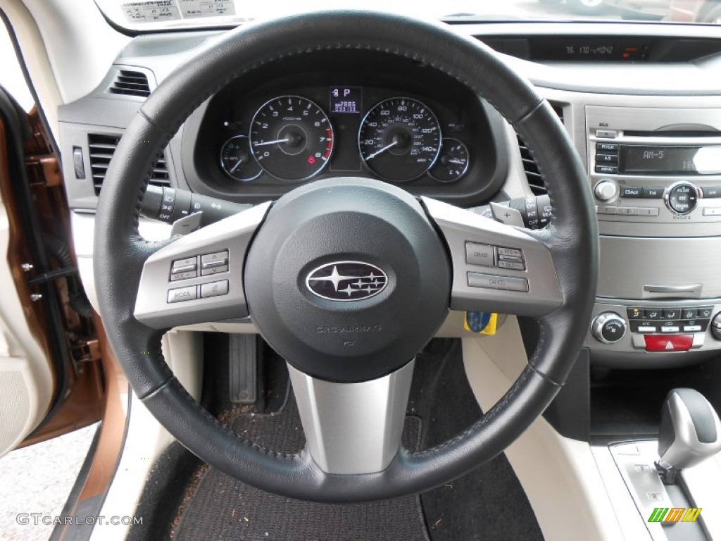 2011 Outback 2.5i Premium Wagon - Caramel Bronze Pearl / Warm Ivory photo #24