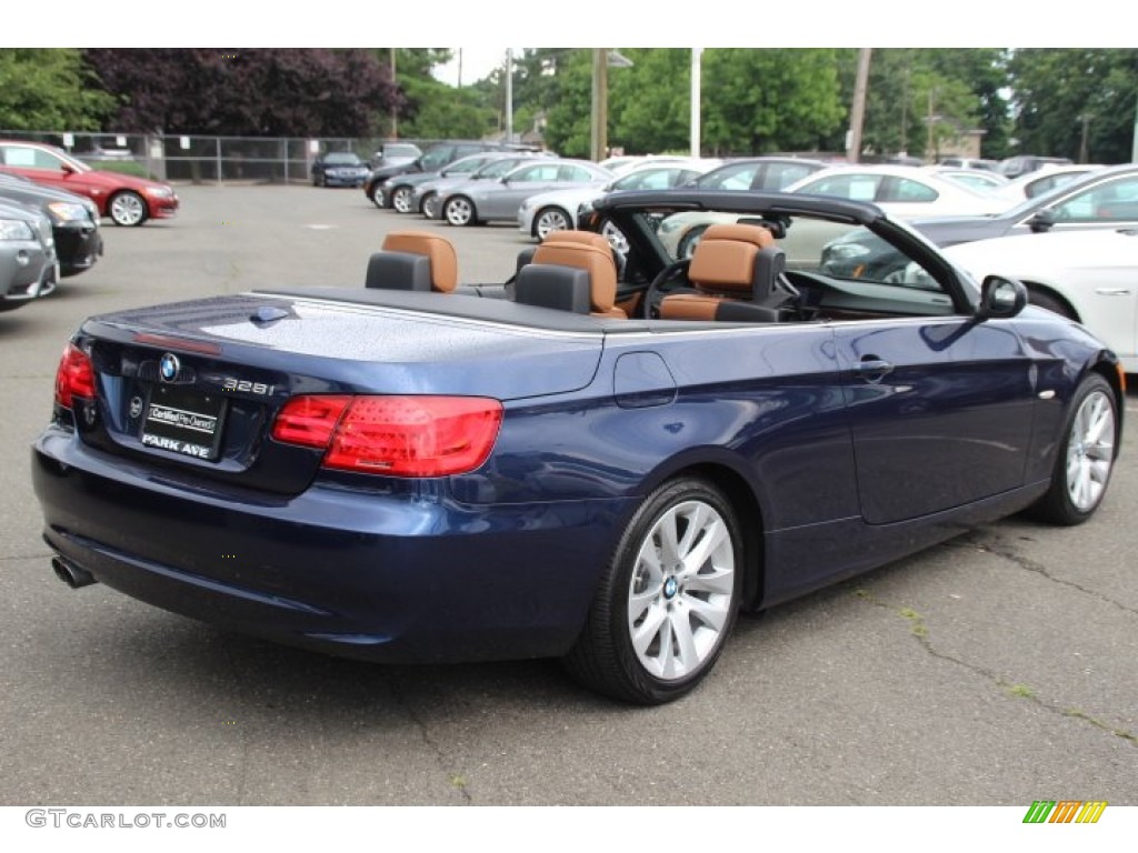 2011 3 Series 328i Convertible - Deep Sea Blue Metallic / Saddle Brown Dakota Leather photo #5