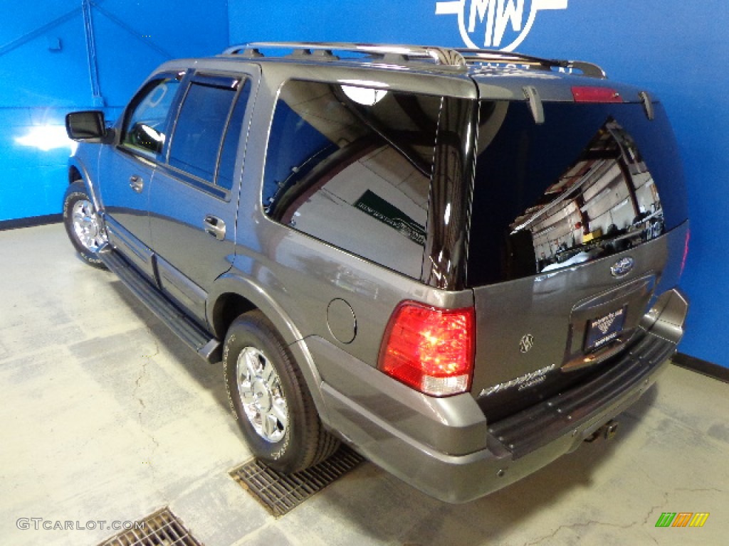 2005 Expedition Limited 4x4 - Dark Shadow Grey Metallic / Medium Parchment photo #31
