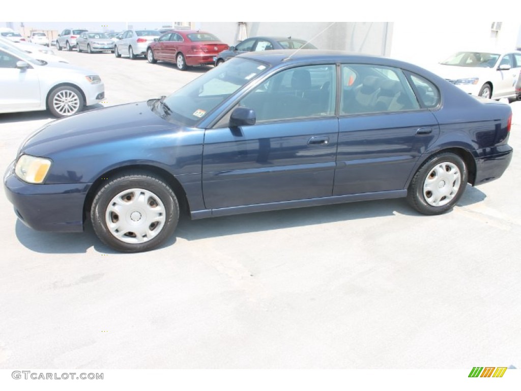 2004 Legacy L Sedan - Mystic Blue Pearl / Gray Moquette photo #5