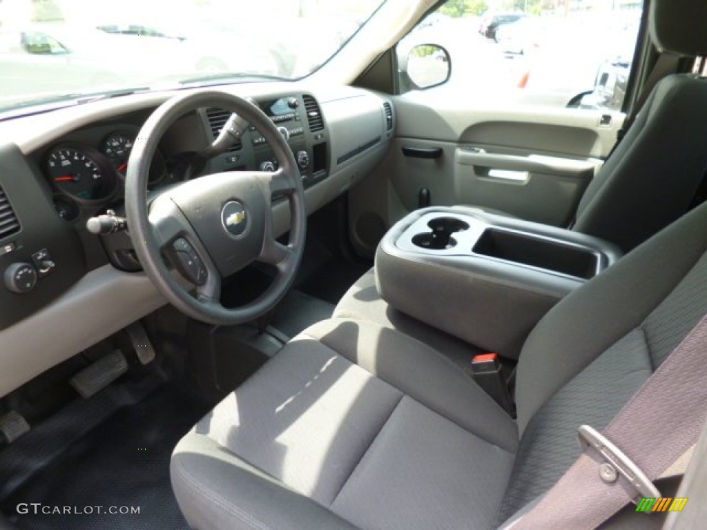 2011 Silverado 1500 LS Regular Cab 4x4 - Sheer Silver Metallic / Dark Titanium photo #15