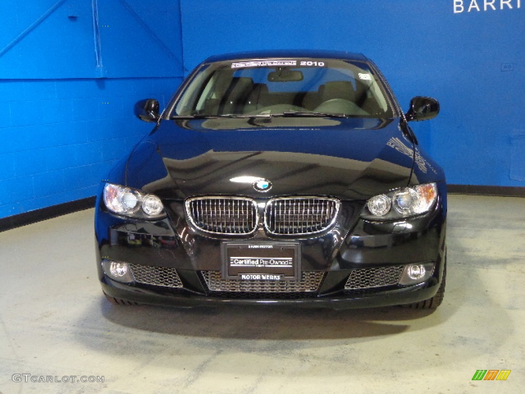 2010 3 Series 335i xDrive Coupe - Black Sapphire Metallic / Black photo #2