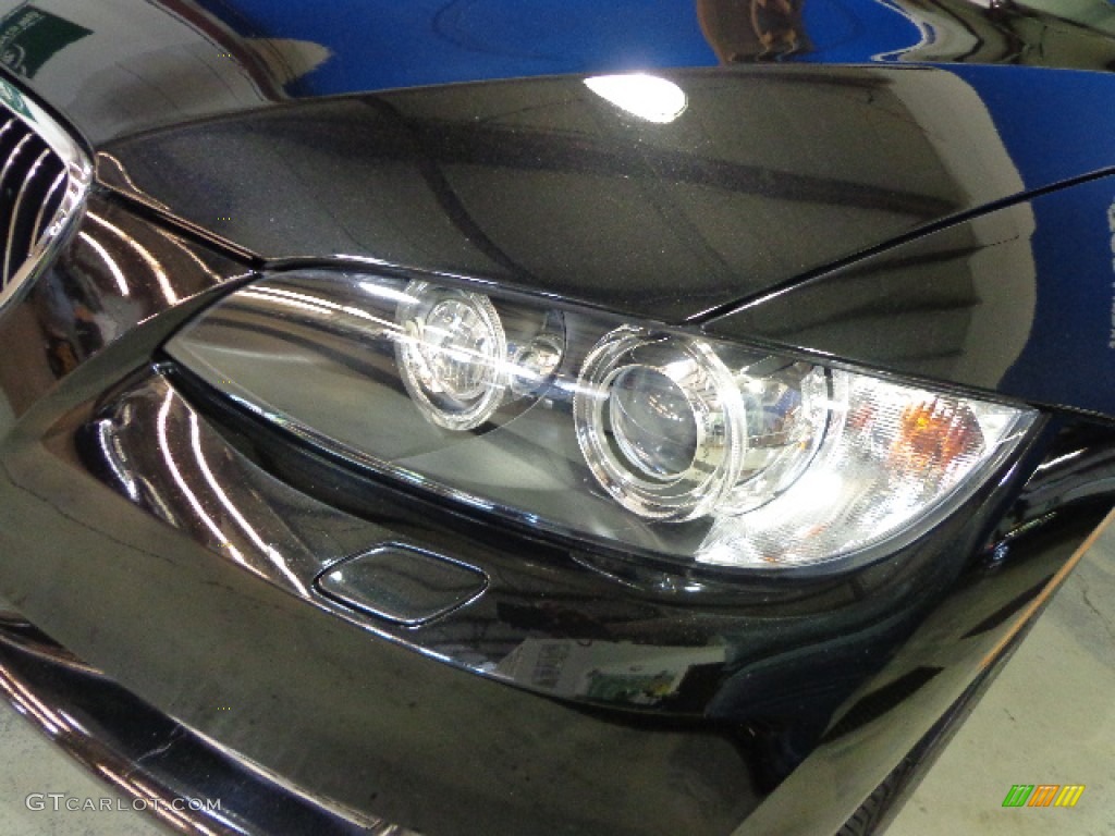 2010 3 Series 335i xDrive Coupe - Black Sapphire Metallic / Black photo #4