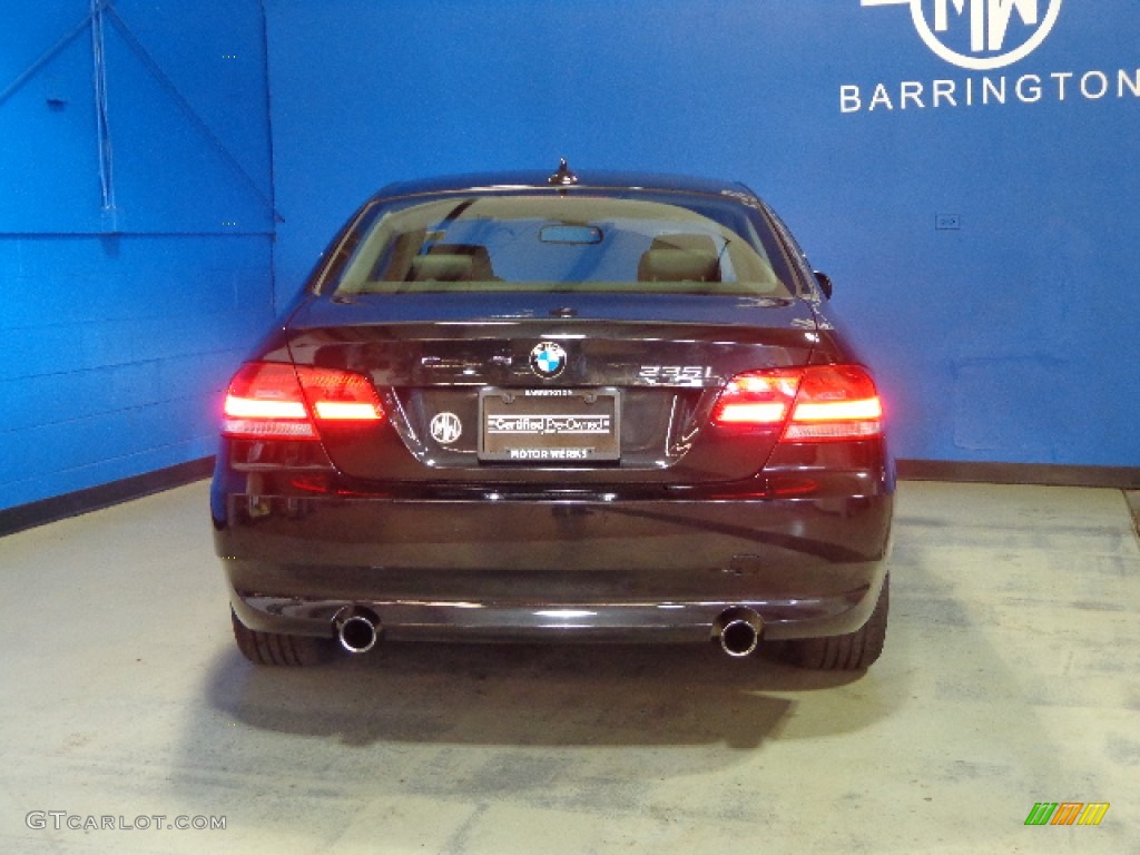 2010 3 Series 335i xDrive Coupe - Black Sapphire Metallic / Black photo #6