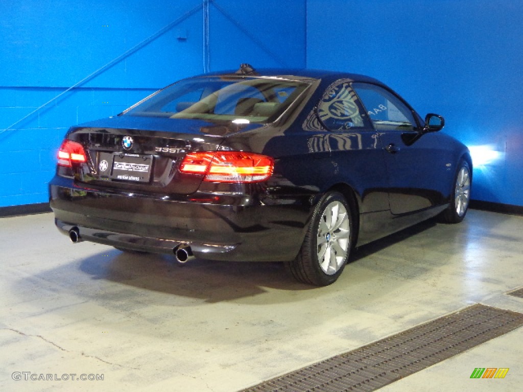 2010 3 Series 335i xDrive Coupe - Black Sapphire Metallic / Black photo #7