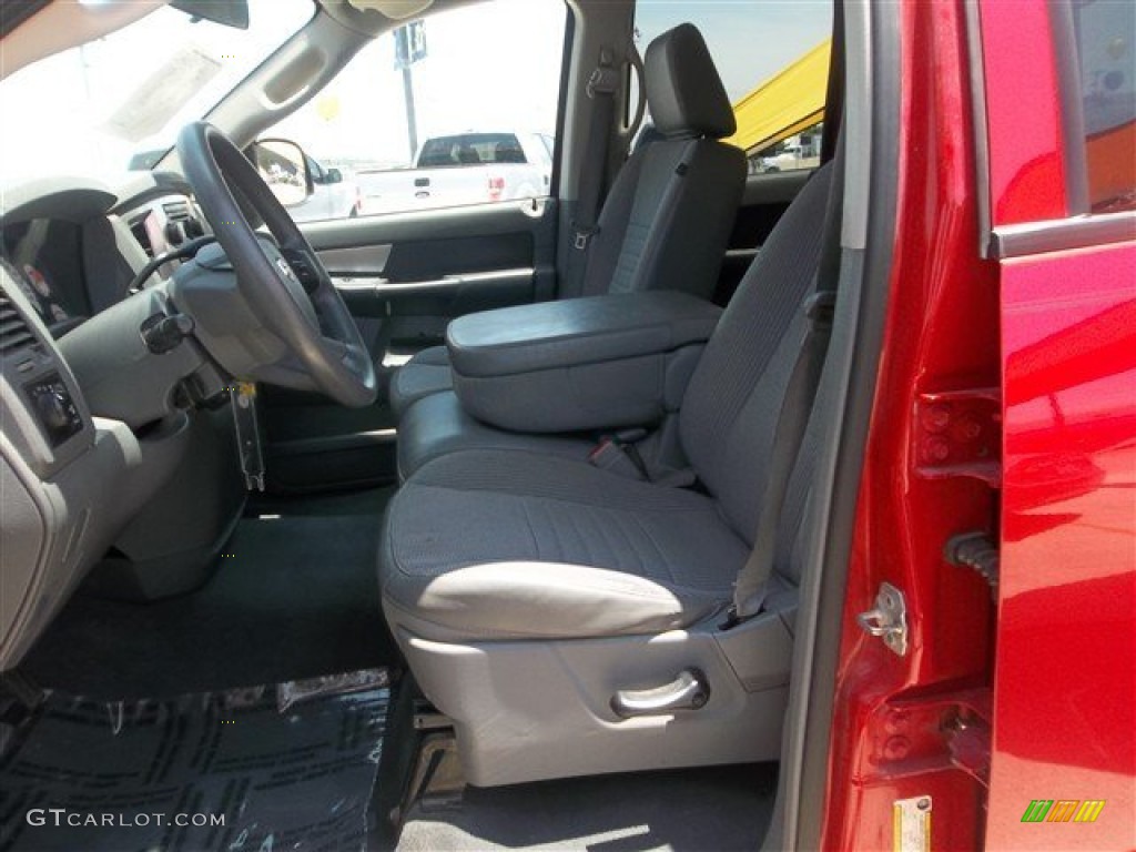 2008 Ram 1500 Lone Star Edition Quad Cab - Flame Red / Medium Slate Gray photo #16