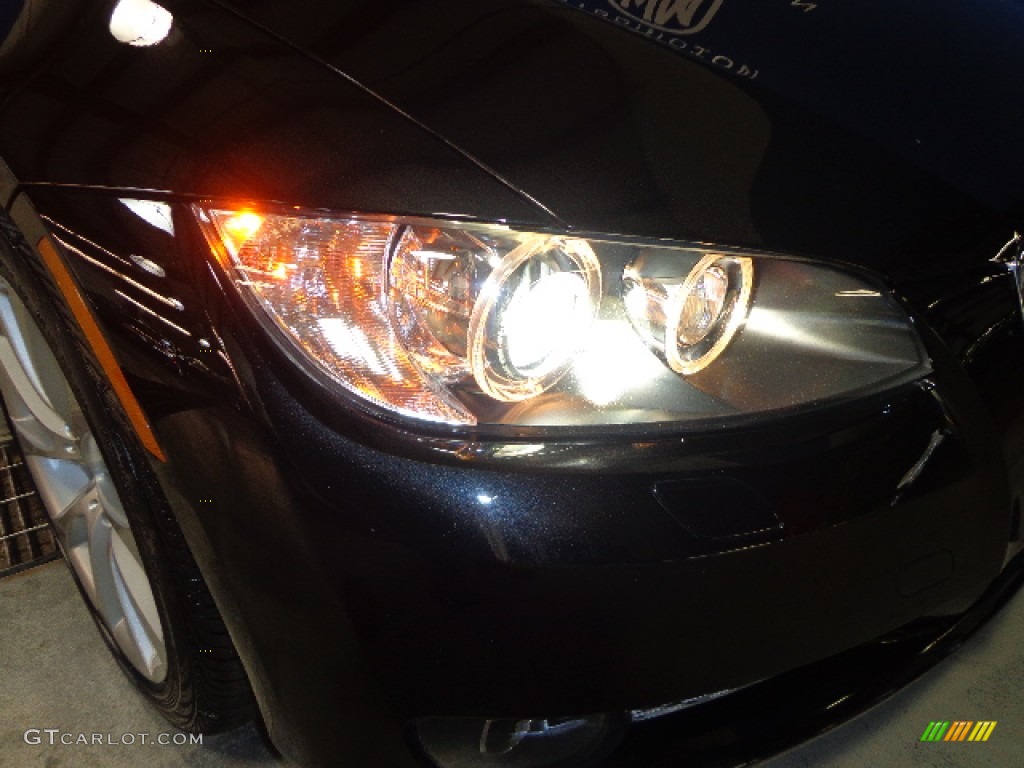 2010 3 Series 335i xDrive Coupe - Black Sapphire Metallic / Black photo #19