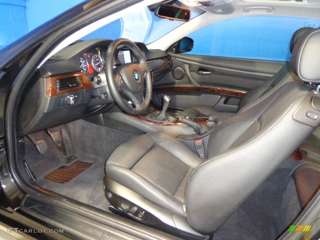 2010 3 Series 335i xDrive Coupe - Black Sapphire Metallic / Black photo #22