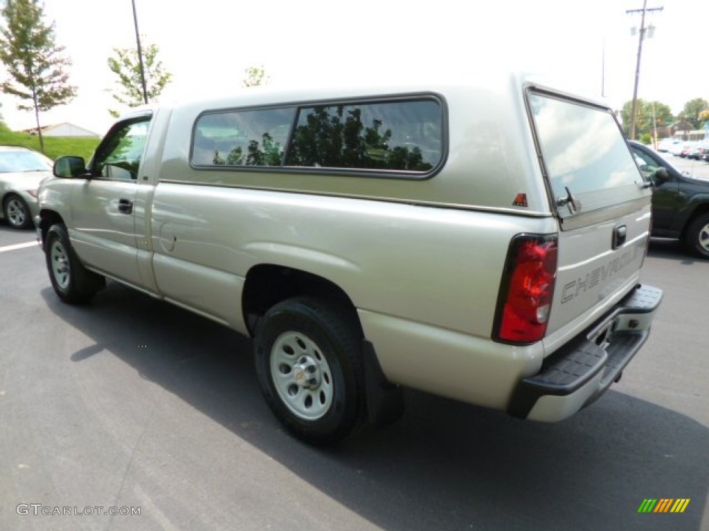 2005 Silverado 1500 Regular Cab 4x4 - Silver Birch Metallic / Dark Charcoal photo #5