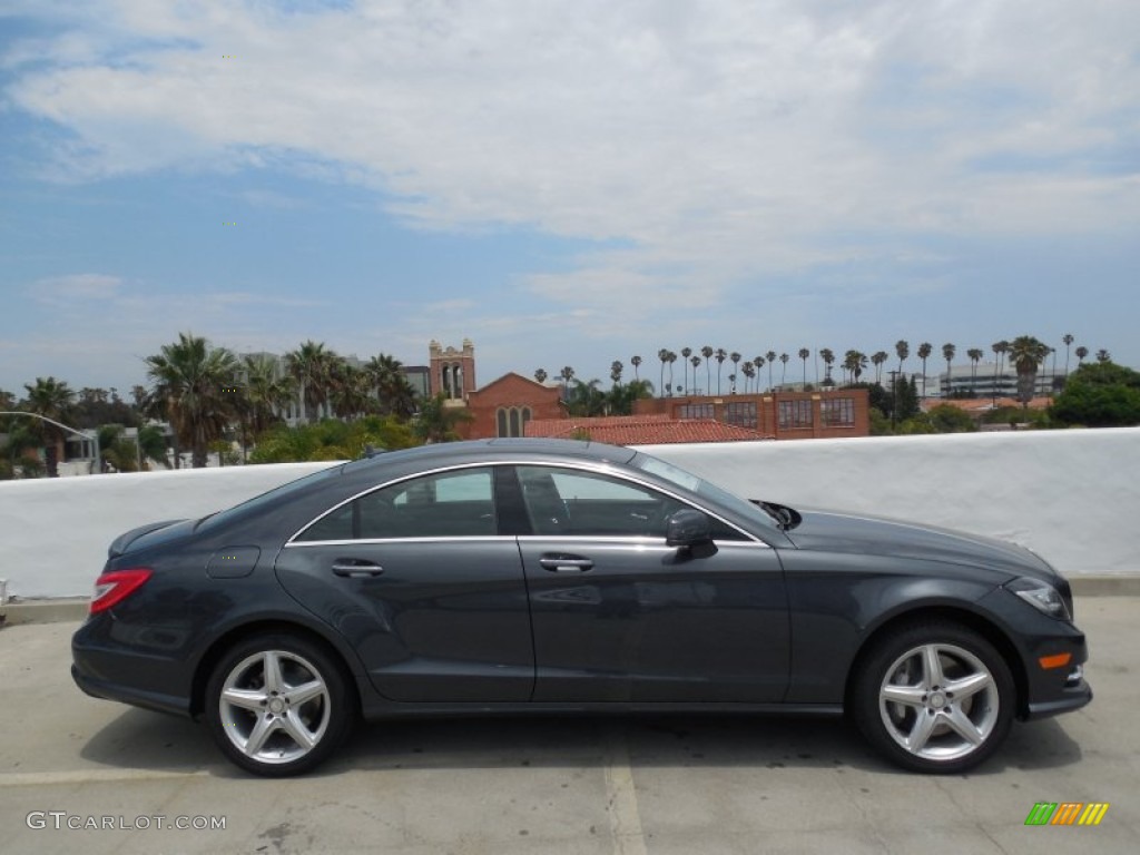 Steel Gray Metallic 2014 Mercedes-Benz CLS 550 Coupe Exterior Photo #83080696