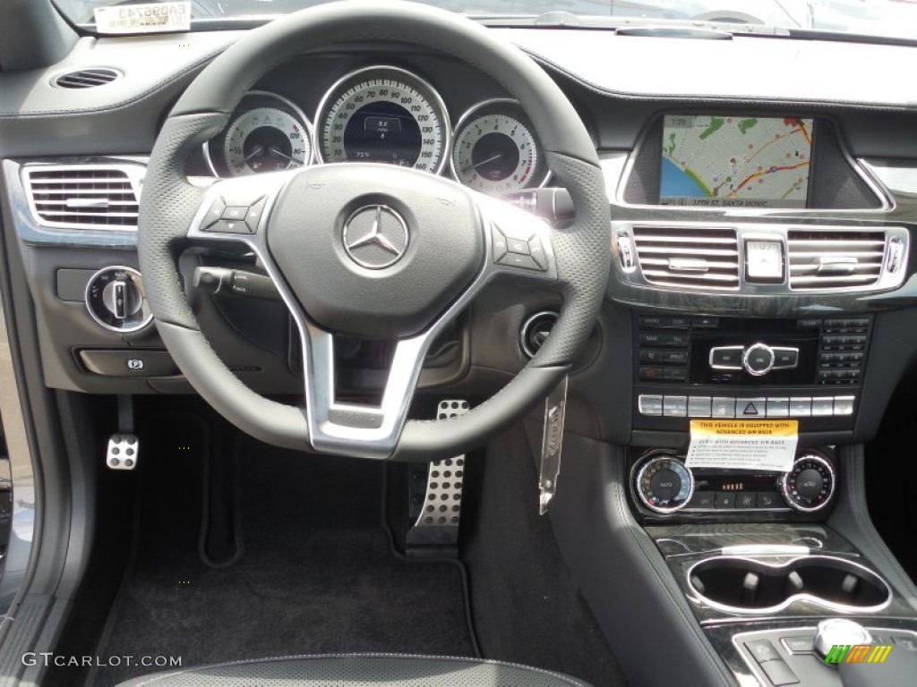 2014 Mercedes-Benz CLS 550 Coupe Black Dashboard Photo #83080842