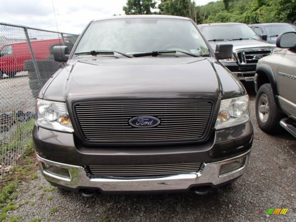 2005 F150 XLT SuperCab 4x4 - Dark Stone Metallic / Medium Flint Grey photo #2