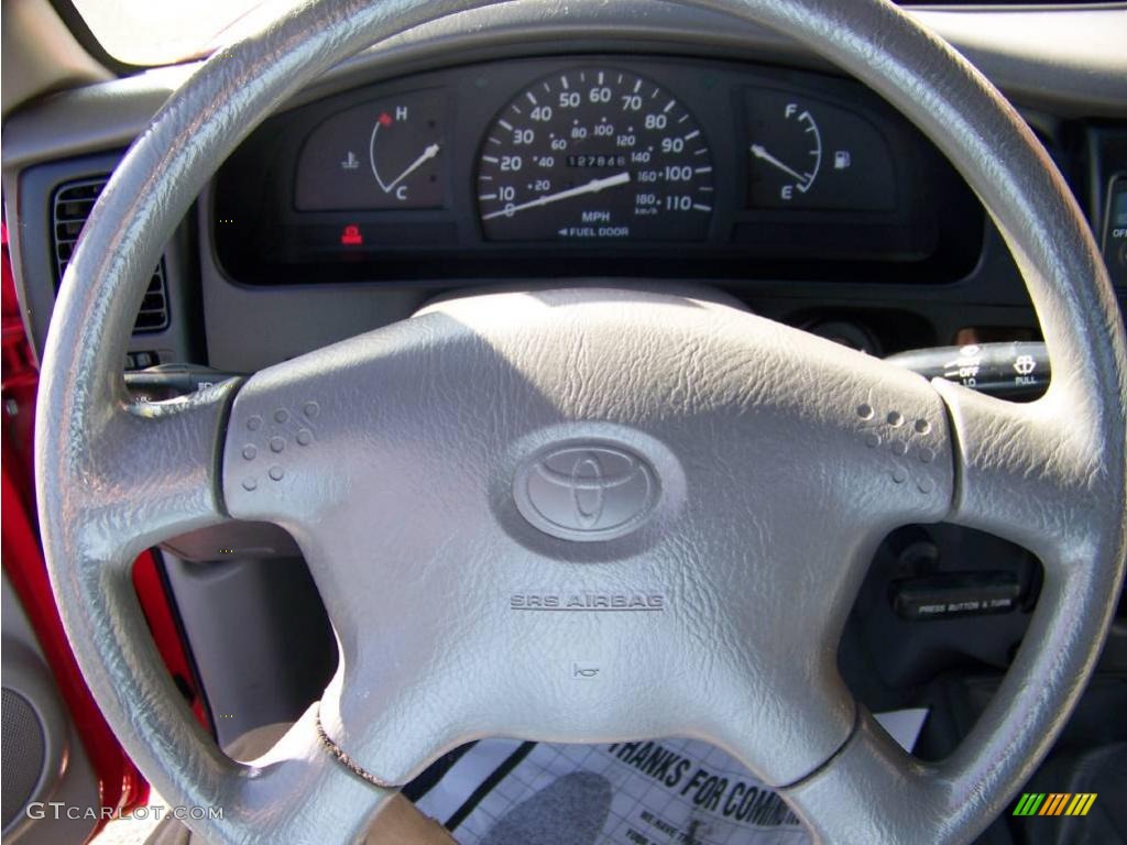 2004 Tacoma Regular Cab - Radiant Red / Charcoal photo #10