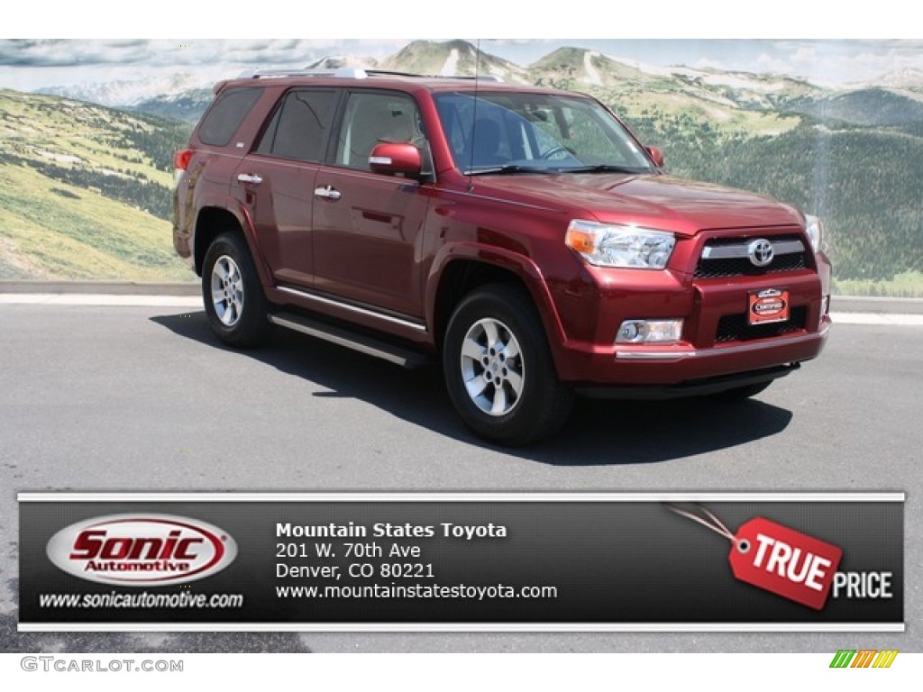 2011 4Runner SR5 4x4 - Salsa Red Pearl / Graphite photo #1