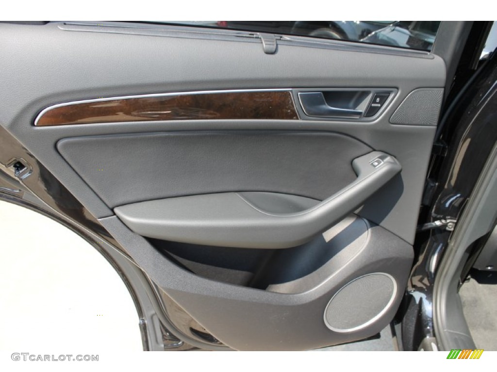 2013 Audi Q5 3.0 TFSI quattro Black Door Panel Photo #83082065