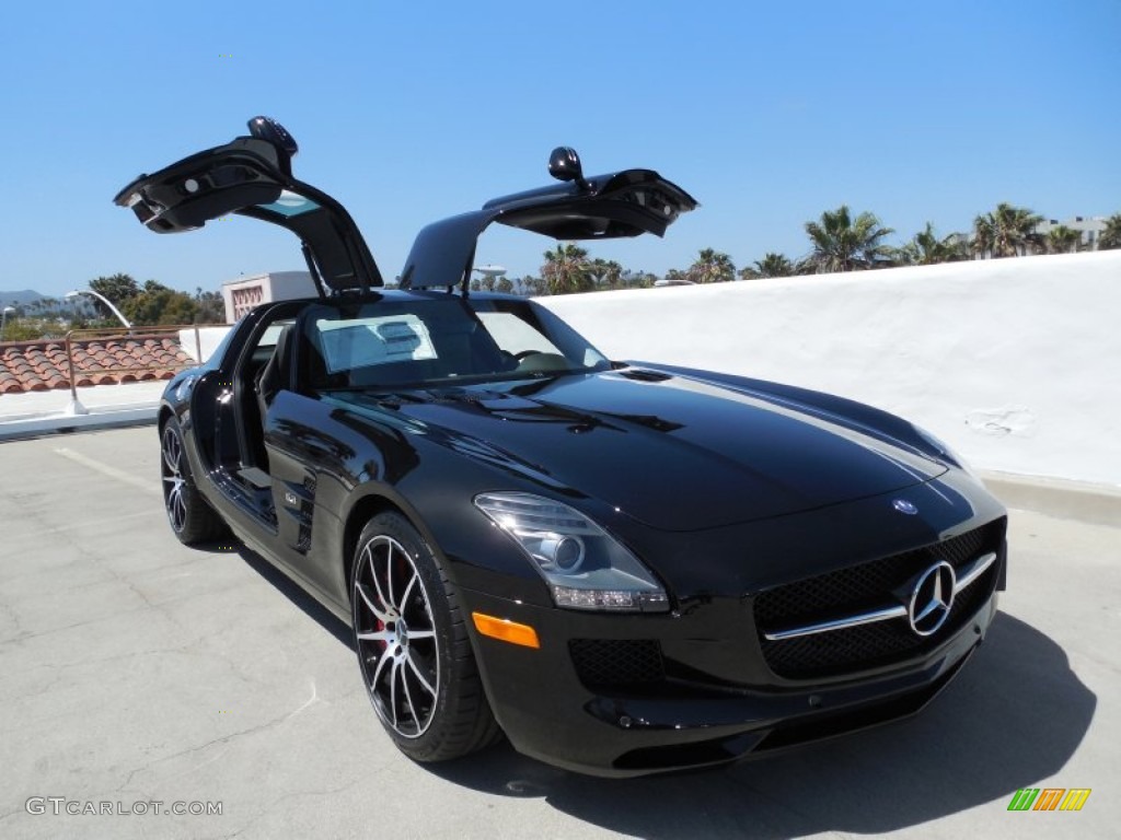 Obsidian Black Metallic 2013 Mercedes-Benz SLS AMG GT Coupe Exterior Photo #83082551