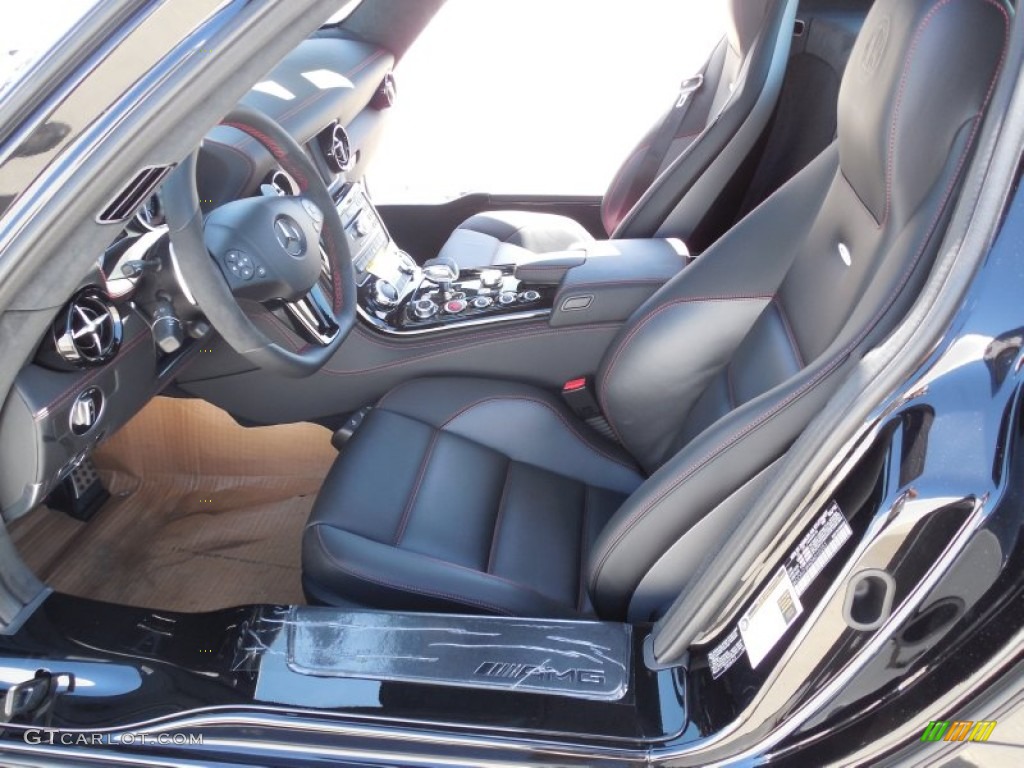 Black designo Interior 2013 Mercedes-Benz SLS AMG GT Coupe Photo #83082772