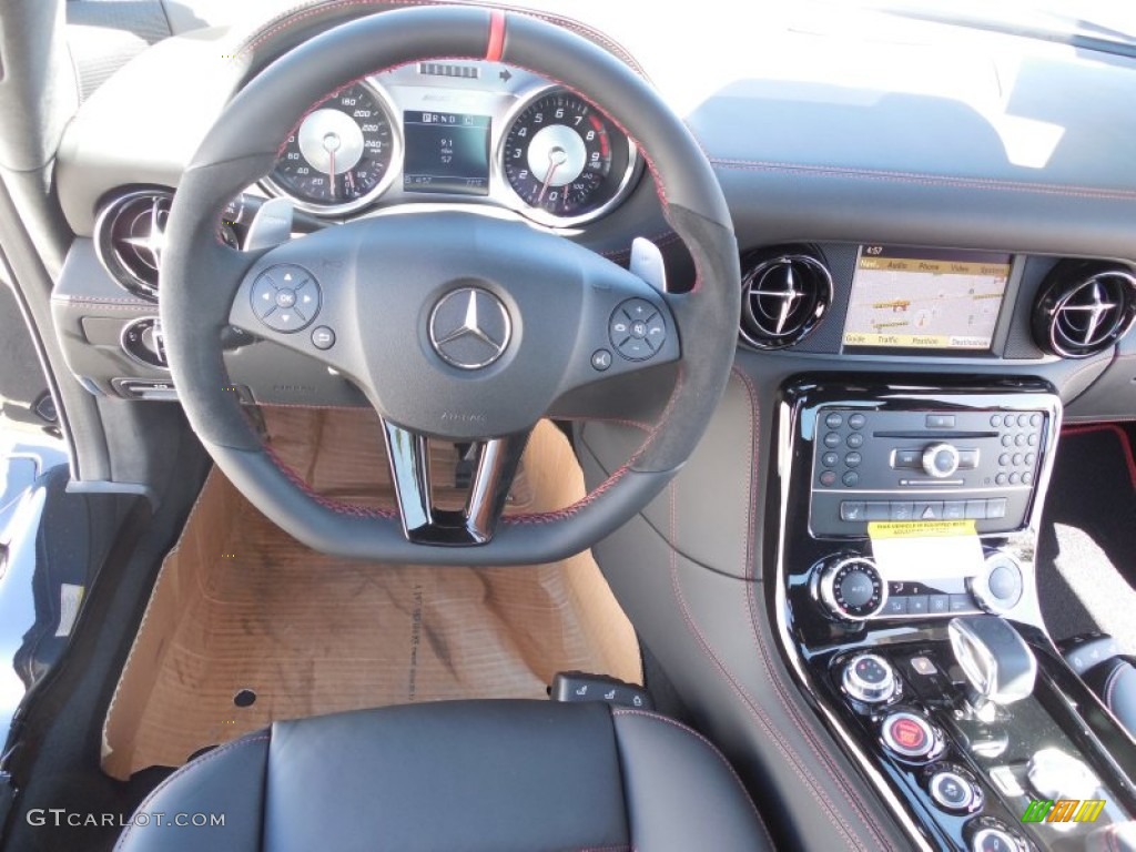 2013 Mercedes-Benz SLS AMG GT Coupe Black designo Dashboard Photo #83082796