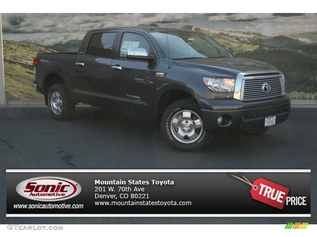 2013 Tundra Limited CrewMax 4x4 - Magnetic Gray Metallic / Red Rock photo #1