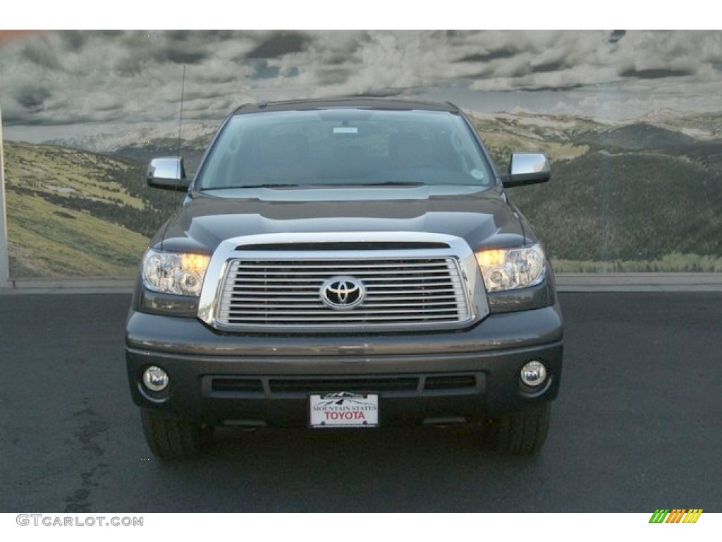 2013 Tundra Limited CrewMax 4x4 - Magnetic Gray Metallic / Red Rock photo #3