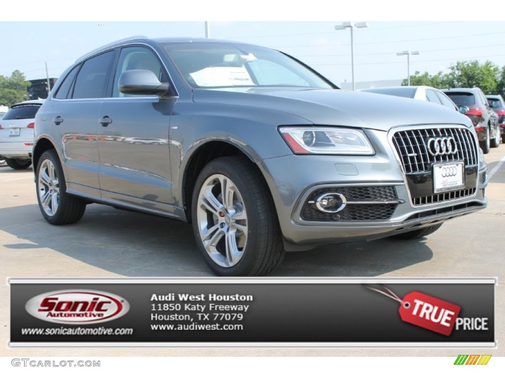 2013 Q5 3.0 TFSI quattro - Monsoon Gray Metallic / Pistachio Beige photo #1