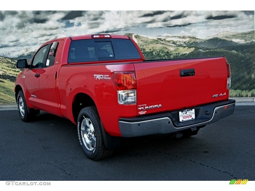 2013 Tundra SR5 TRD Double Cab 4x4 - Radiant Red / Graphite photo #2