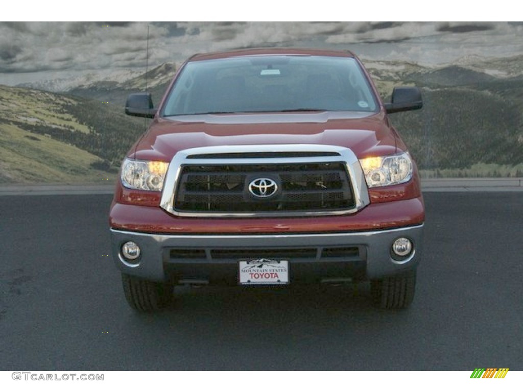 2013 Tundra CrewMax 4x4 - Barcelona Red Metallic / Graphite photo #3