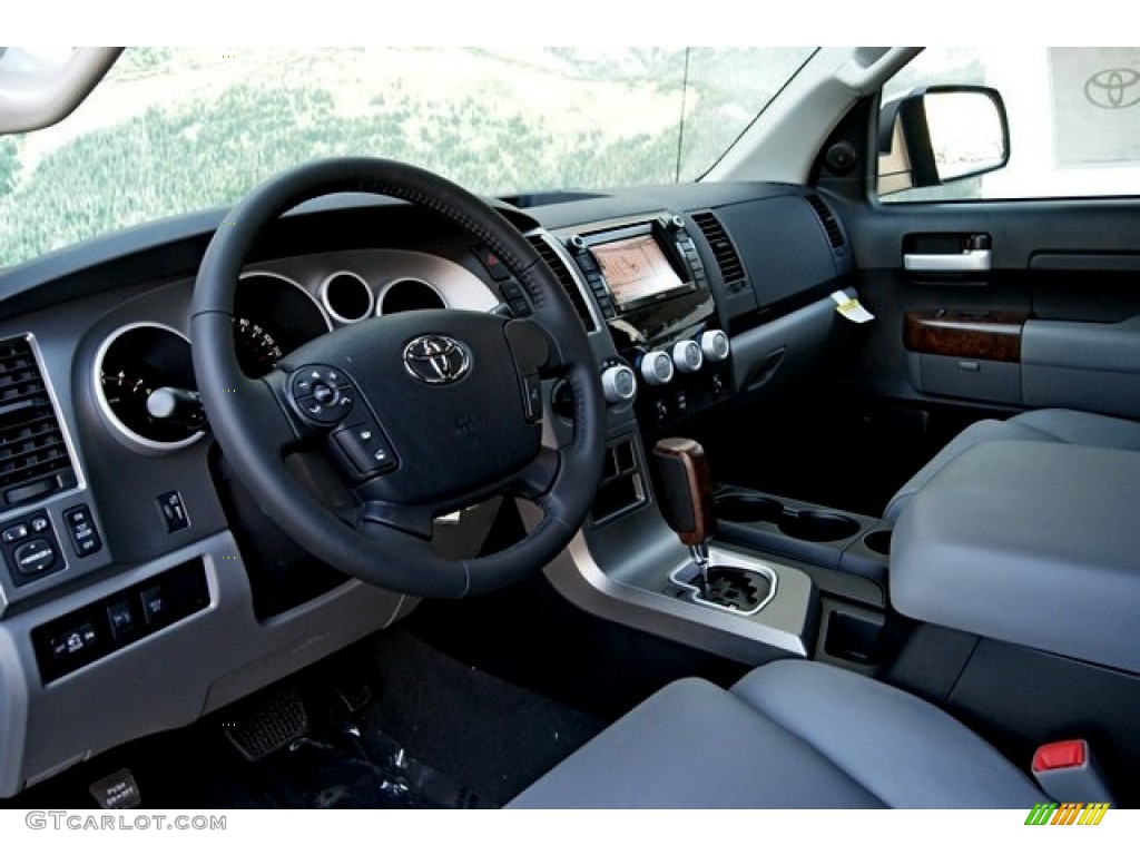 Graphite Interior 2013 Toyota Tundra Limited Double Cab 4x4 Photo #83084201