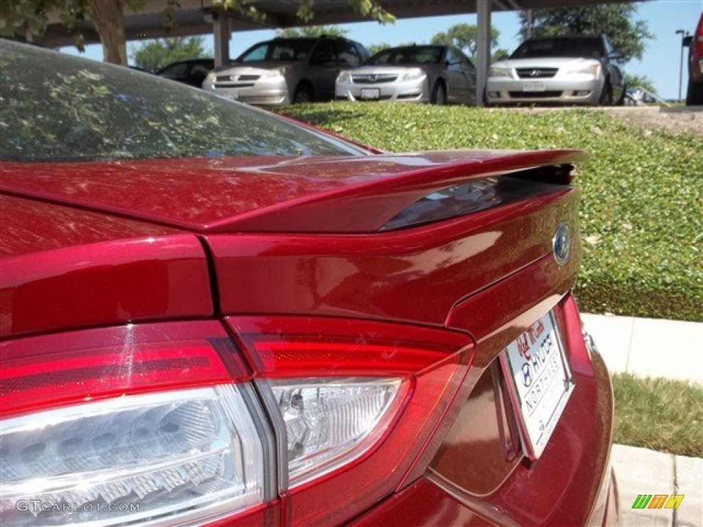 2013 Fusion Titanium - Ruby Red Metallic / Charcoal Black photo #26