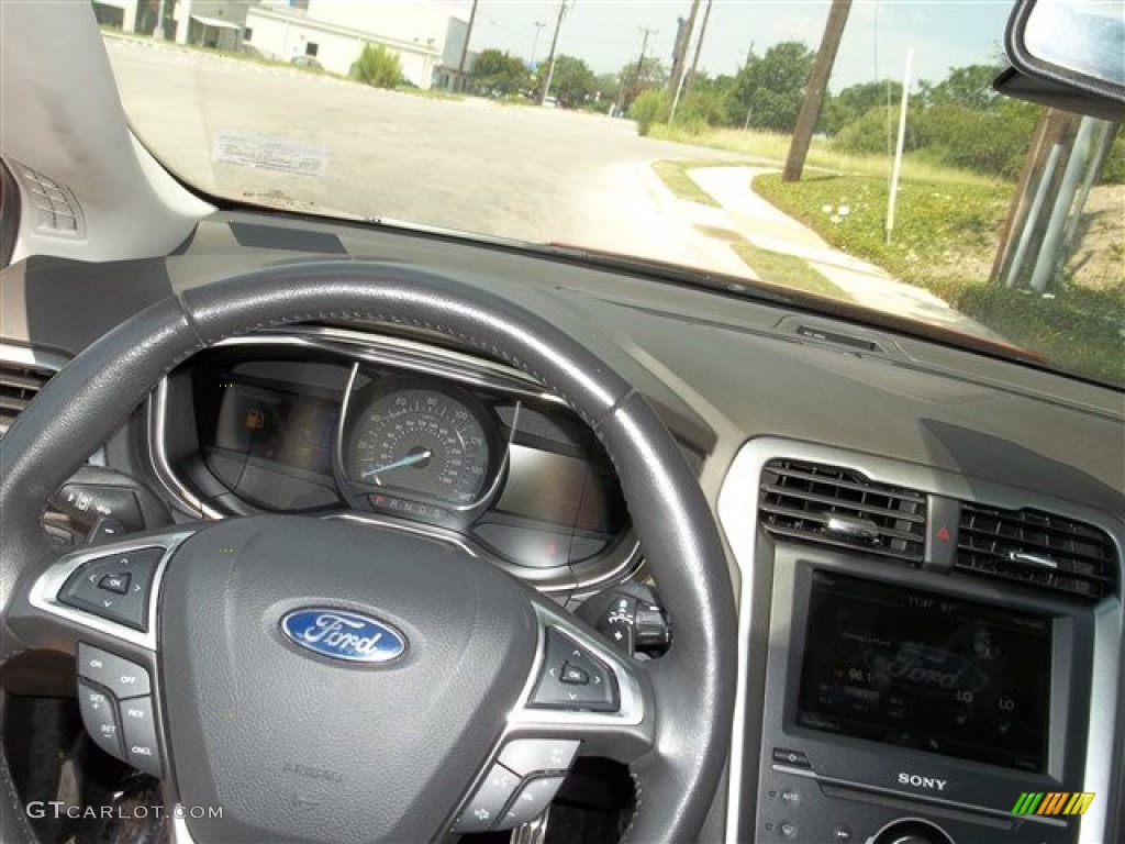 2013 Fusion Titanium - Ruby Red Metallic / Charcoal Black photo #43