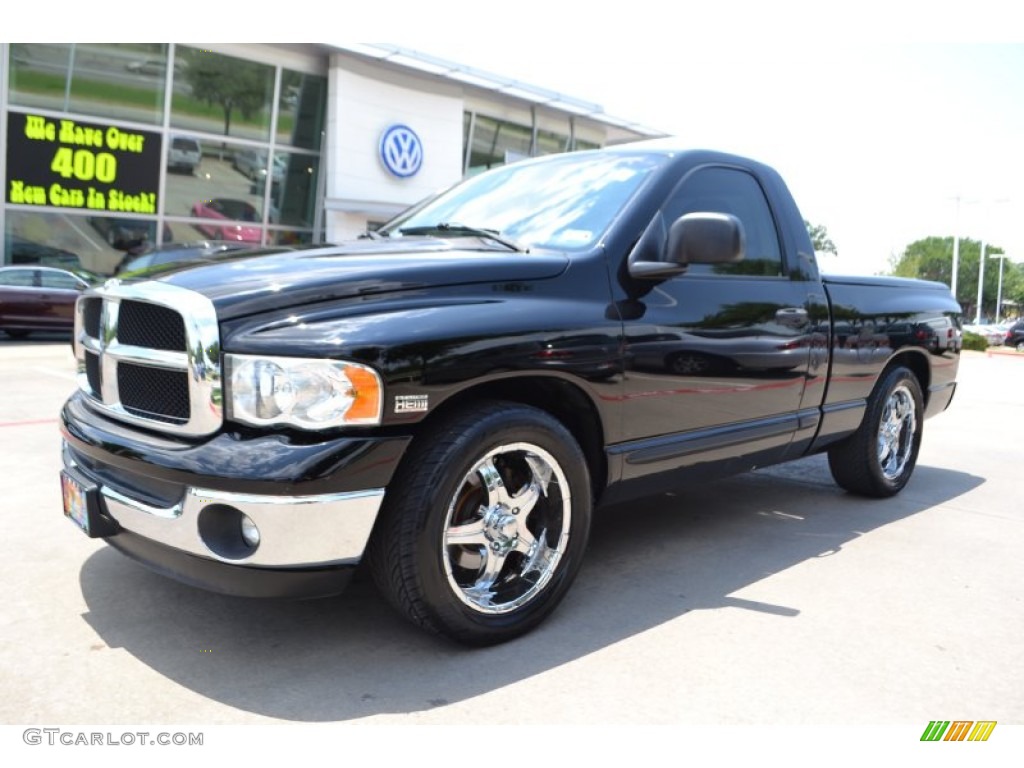 2005 Ram 1500 ST Regular Cab - Black / Dark Slate Gray photo #1