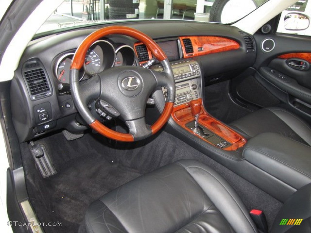 Black Interior 2005 Lexus SC 430 Photo #83086647