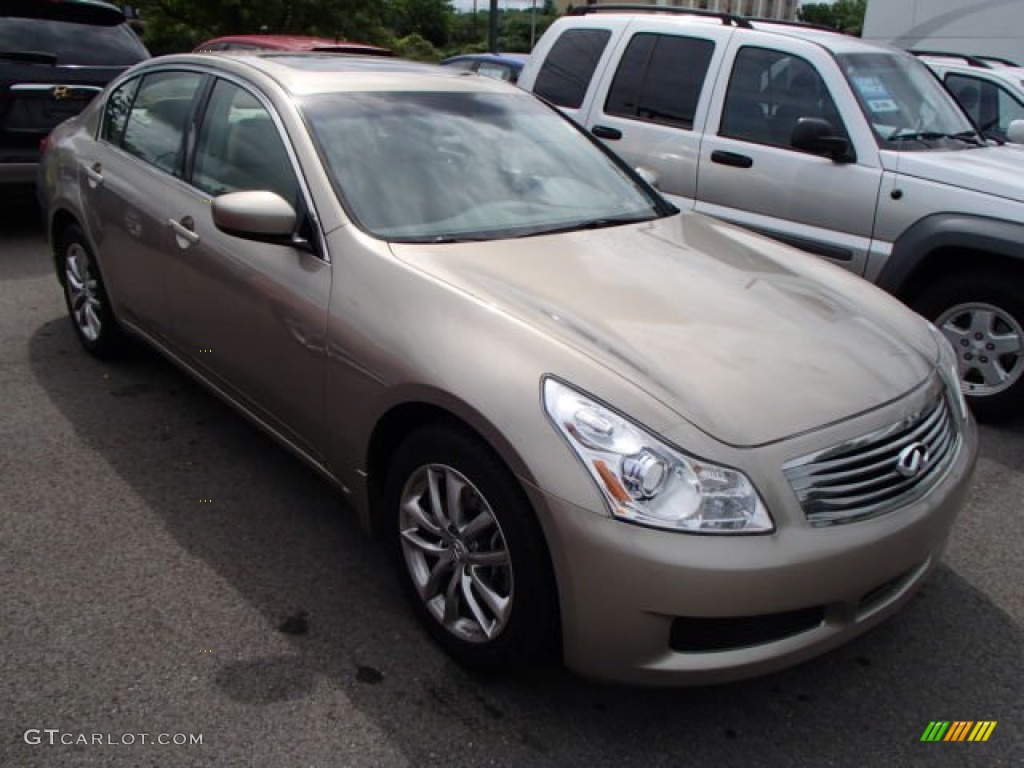 2009 G 37 x Sedan - Sahara Sandstone / Wheat photo #1